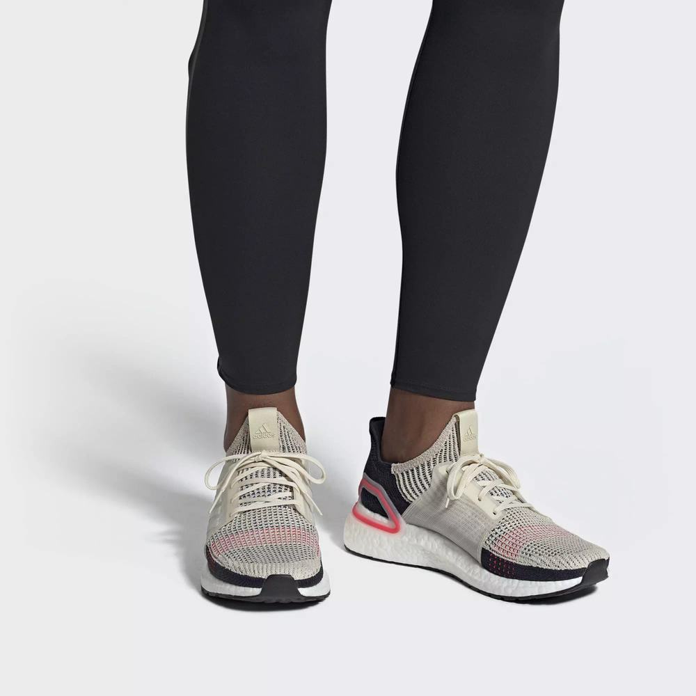 Adidas Ultraboost 19 Tenis Para Correr Beige Para Hombre (MX-53263)